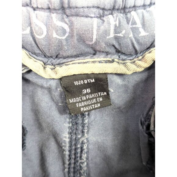 VINTAGE GUESS Grunge Punk Cargo Shorts Military Graphic Chunky Skate Street 36 - Picture 5 of 8